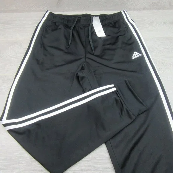 Adidas Essentials Tapered 3-Stripes Jogger Pants Mens Size Large NEW